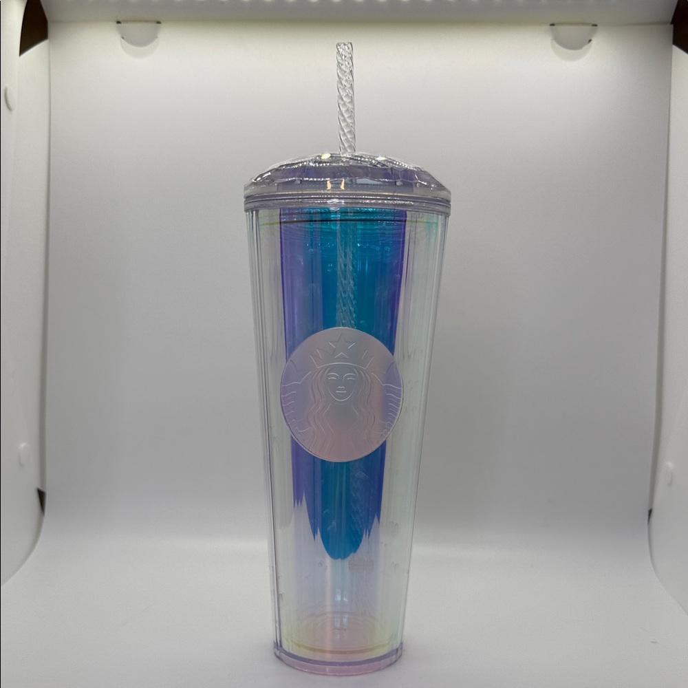 Starbucks Holographic Dome Tumbler with Straw